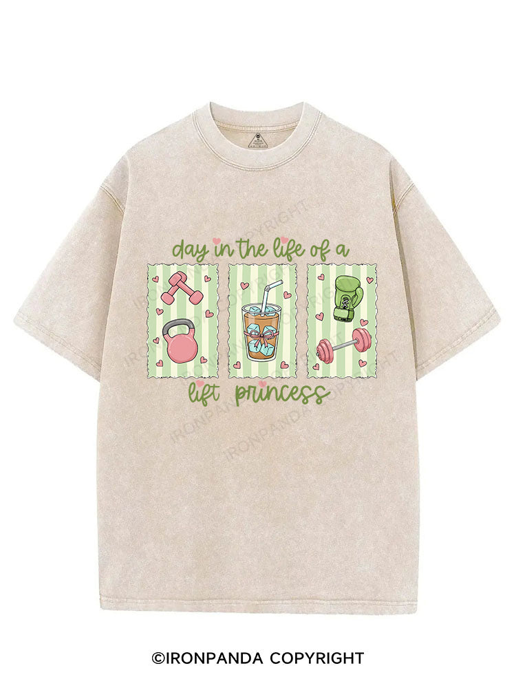 day in the life of a lift princess VINTAGE GYM SHIRT