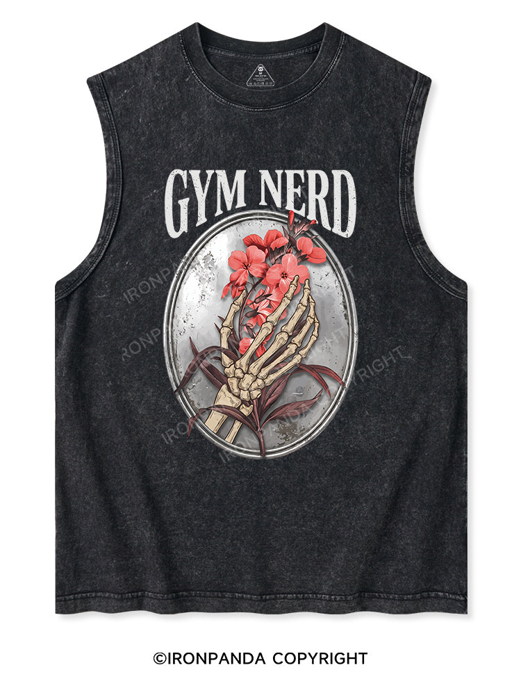 GYM NERD Washed Tank