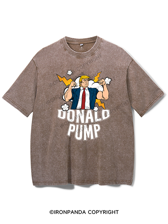 DONALD PUMP Washed Gym Shirt