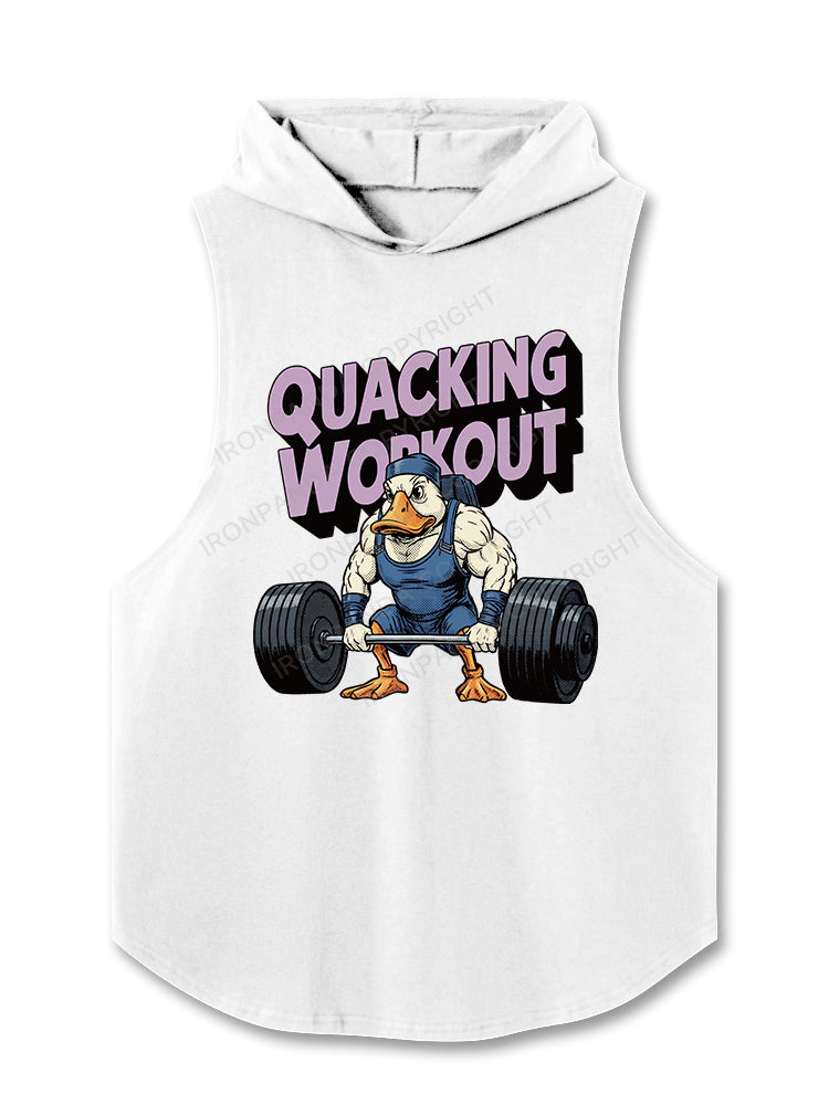QUACKING WORKOUT Hooded Tank