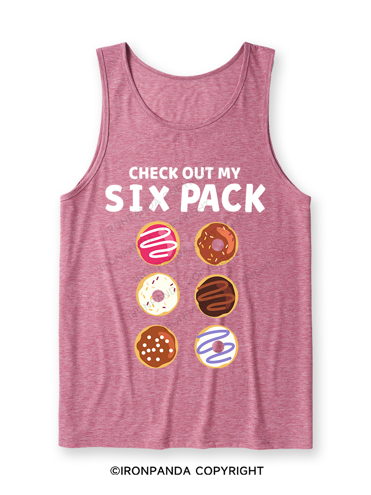 CHECK OUT MY SIX PACK  Ultra Soft Heather Tank