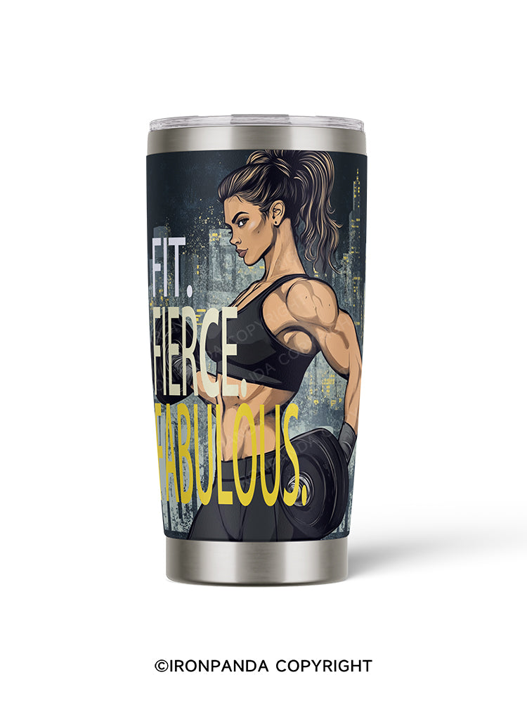 FIT FIERCE FABULOUS 20oz Tumbler