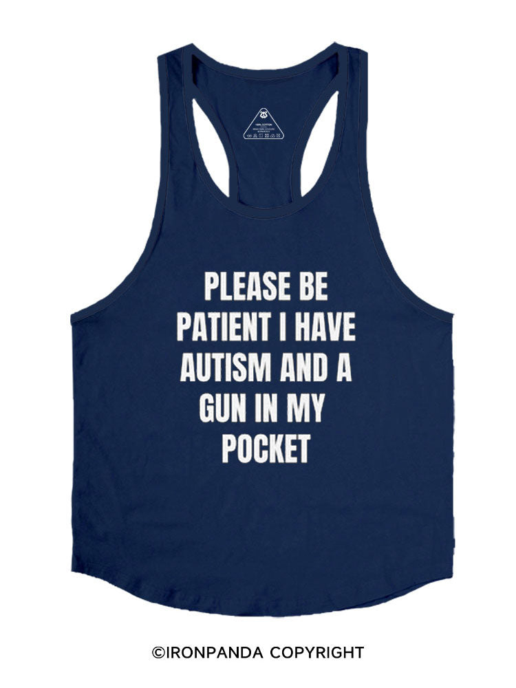 Please Be Patient Stringer Gym Vest