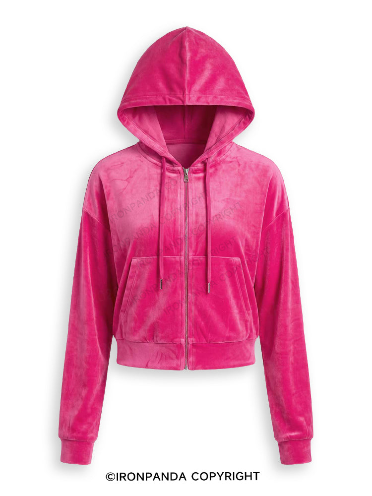 Women's Velvet Tracksuit 2 Piece Set