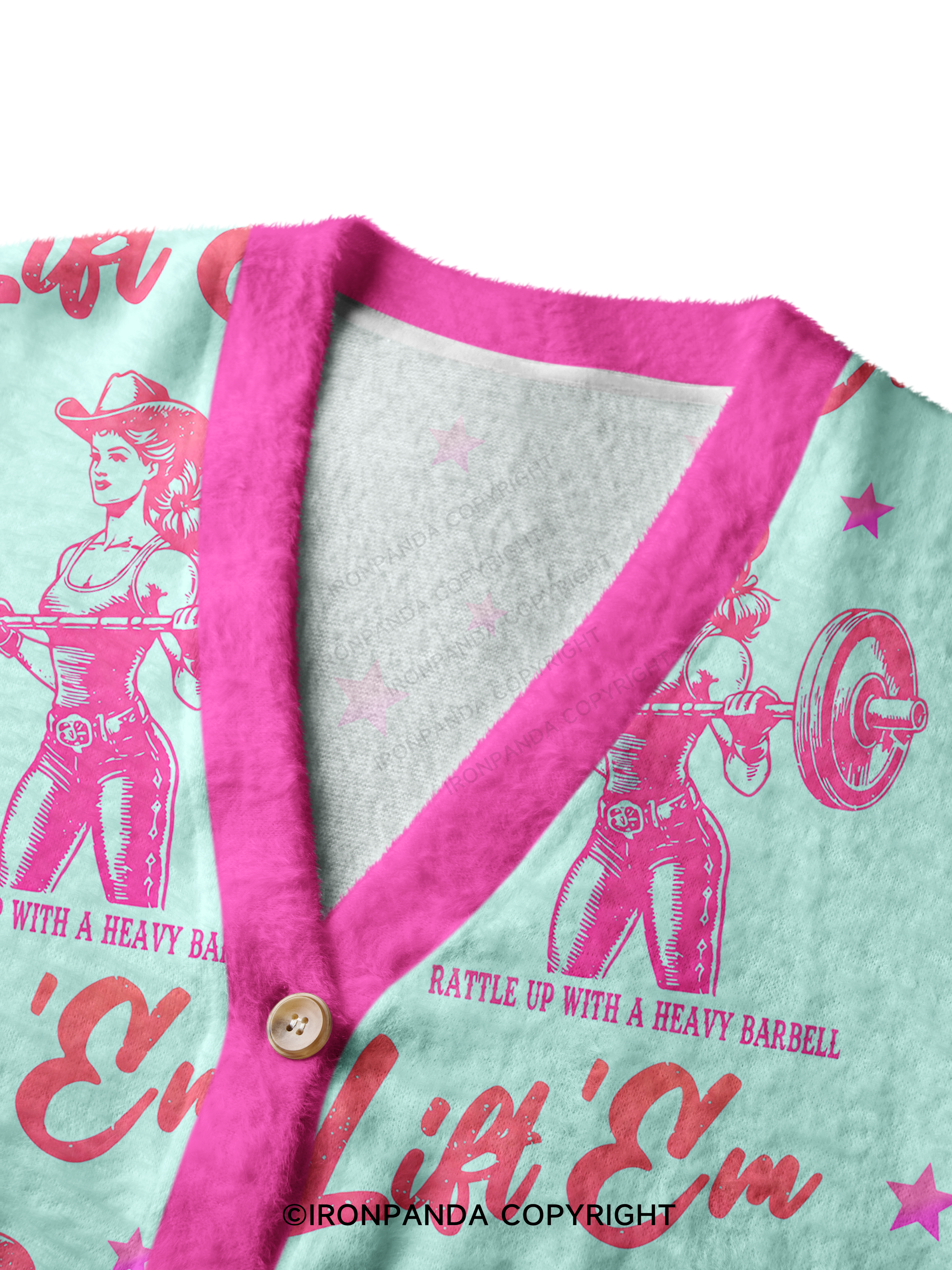 LIFT'EM COWGIRL! Crop Ugly Cardigan Sweater