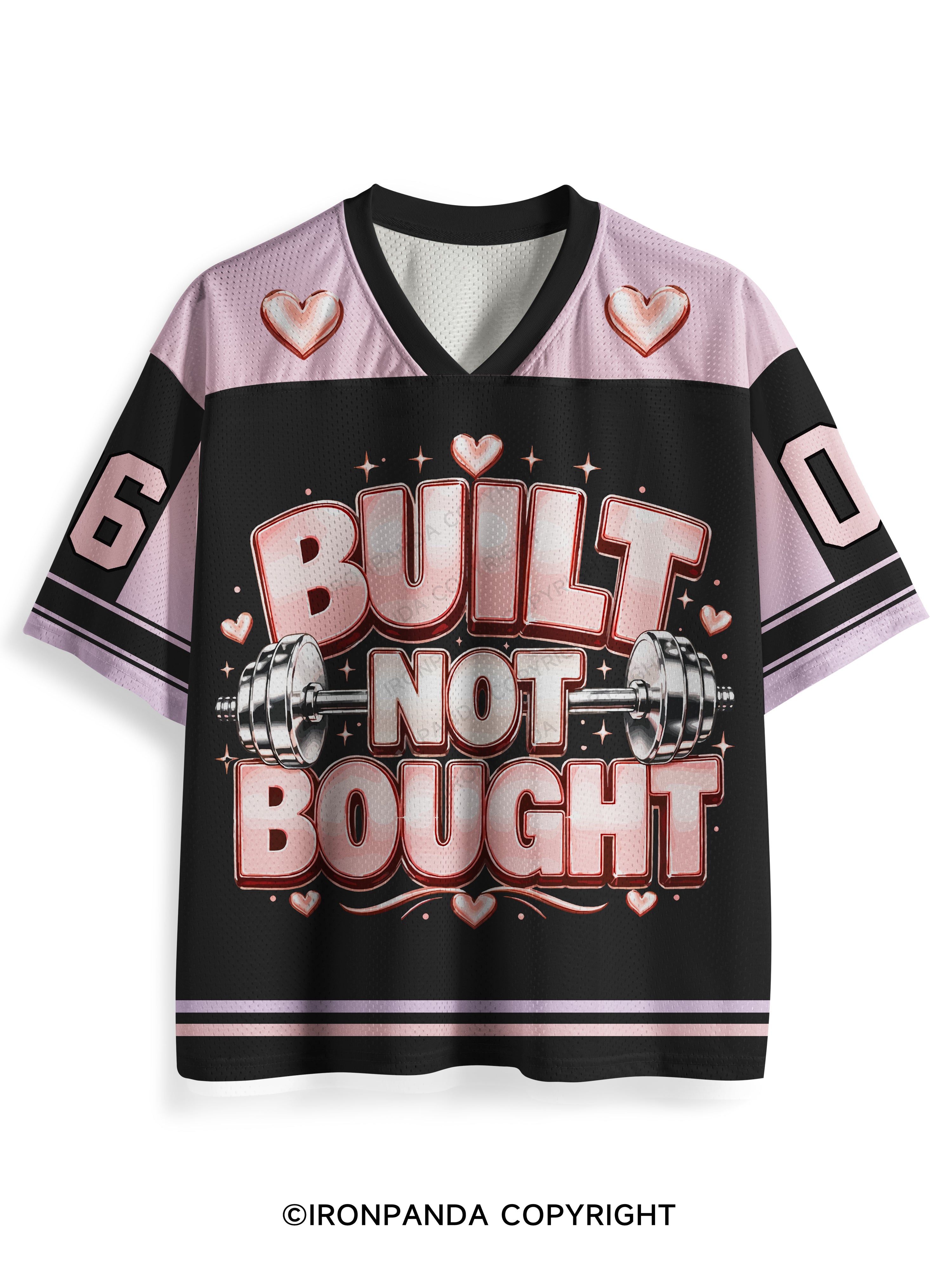 BUILT NOT BOUGHT POSITIVE GYM  Mesh Jersey