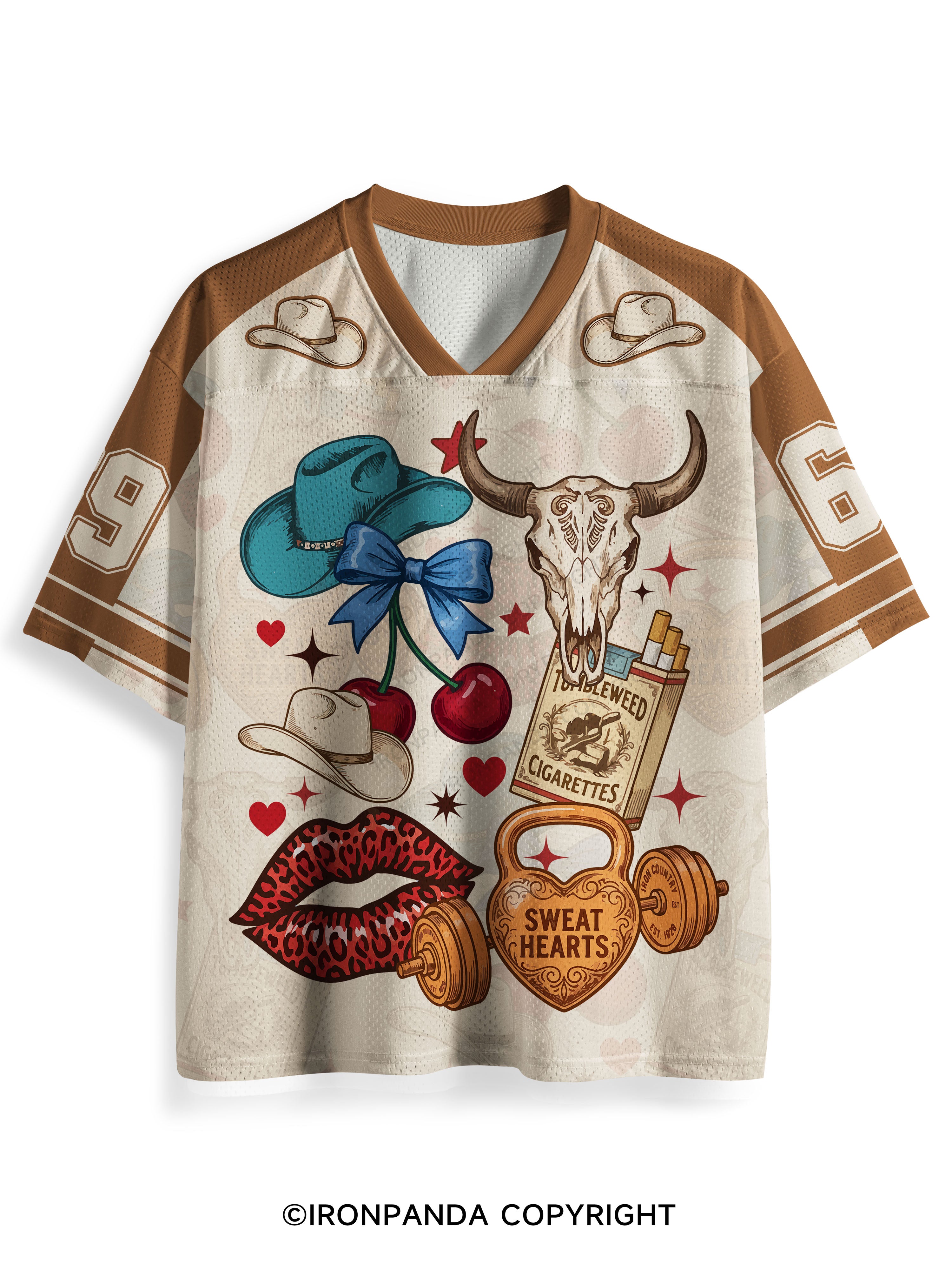 Sweat Hearts Western Gym Mesh Jersey