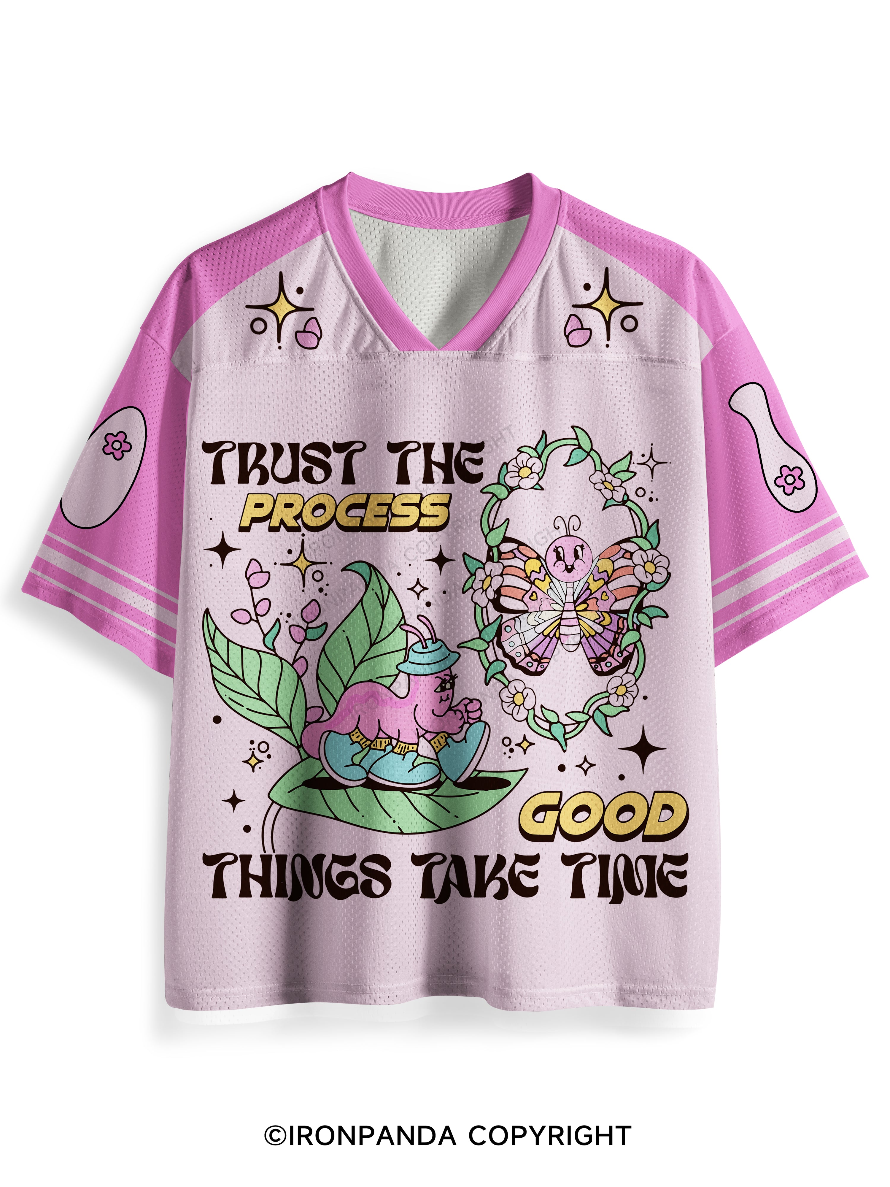 Trust the Process Good Things Take Time Mesh Jersey