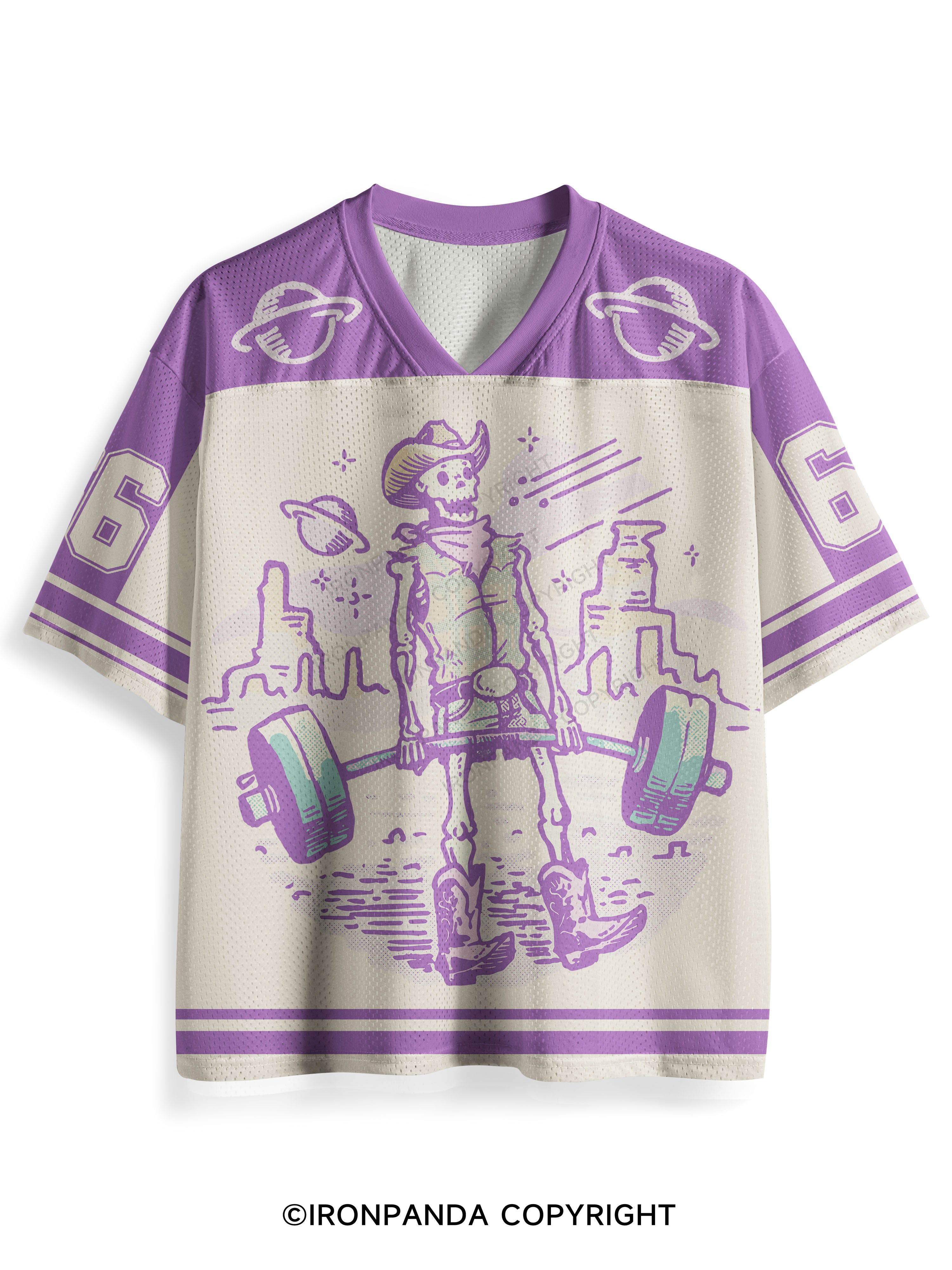 deadlift skeleton Mesh Jersey