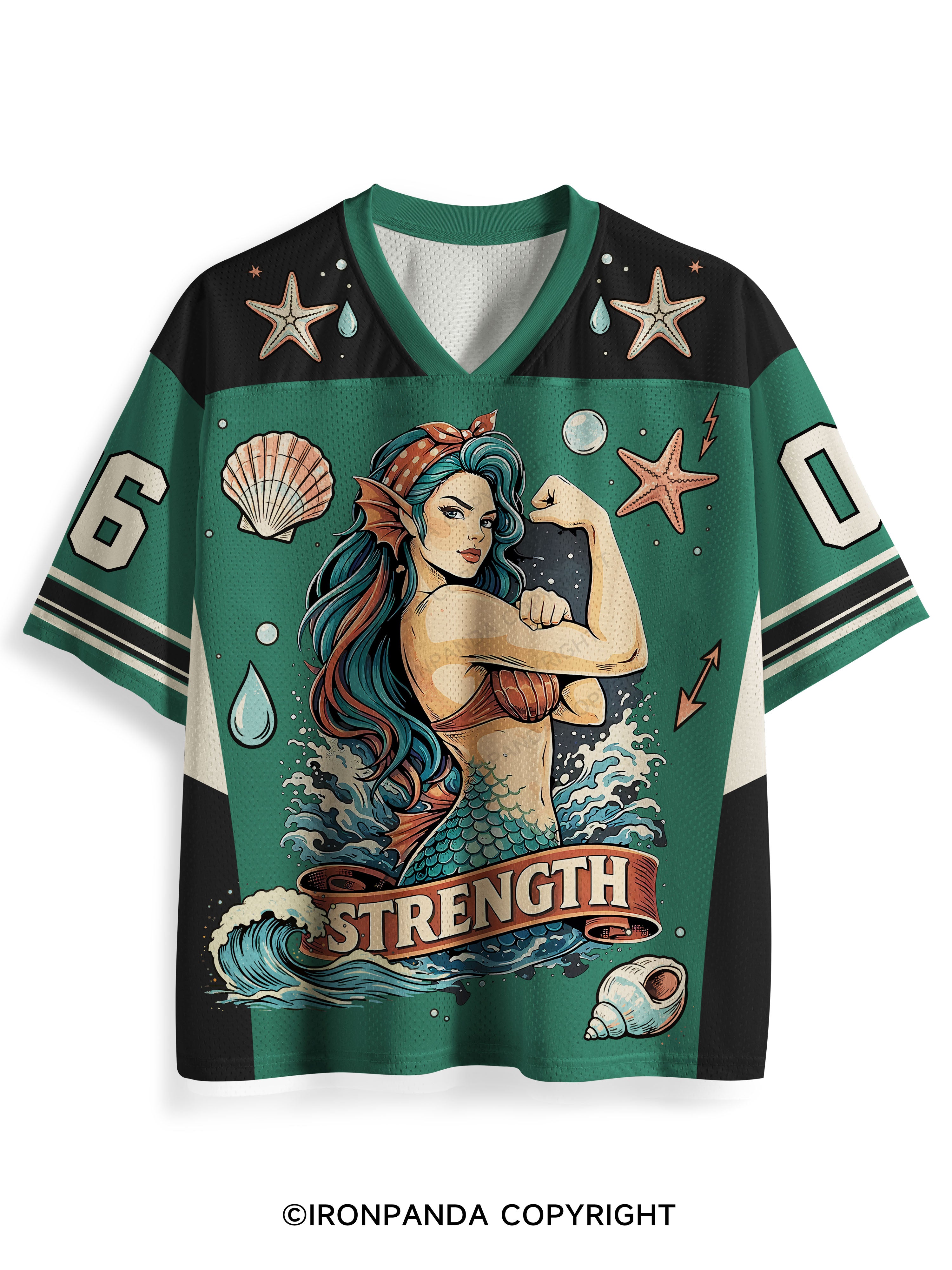 STRENGTH STRONG MERMAID Mesh Jersey