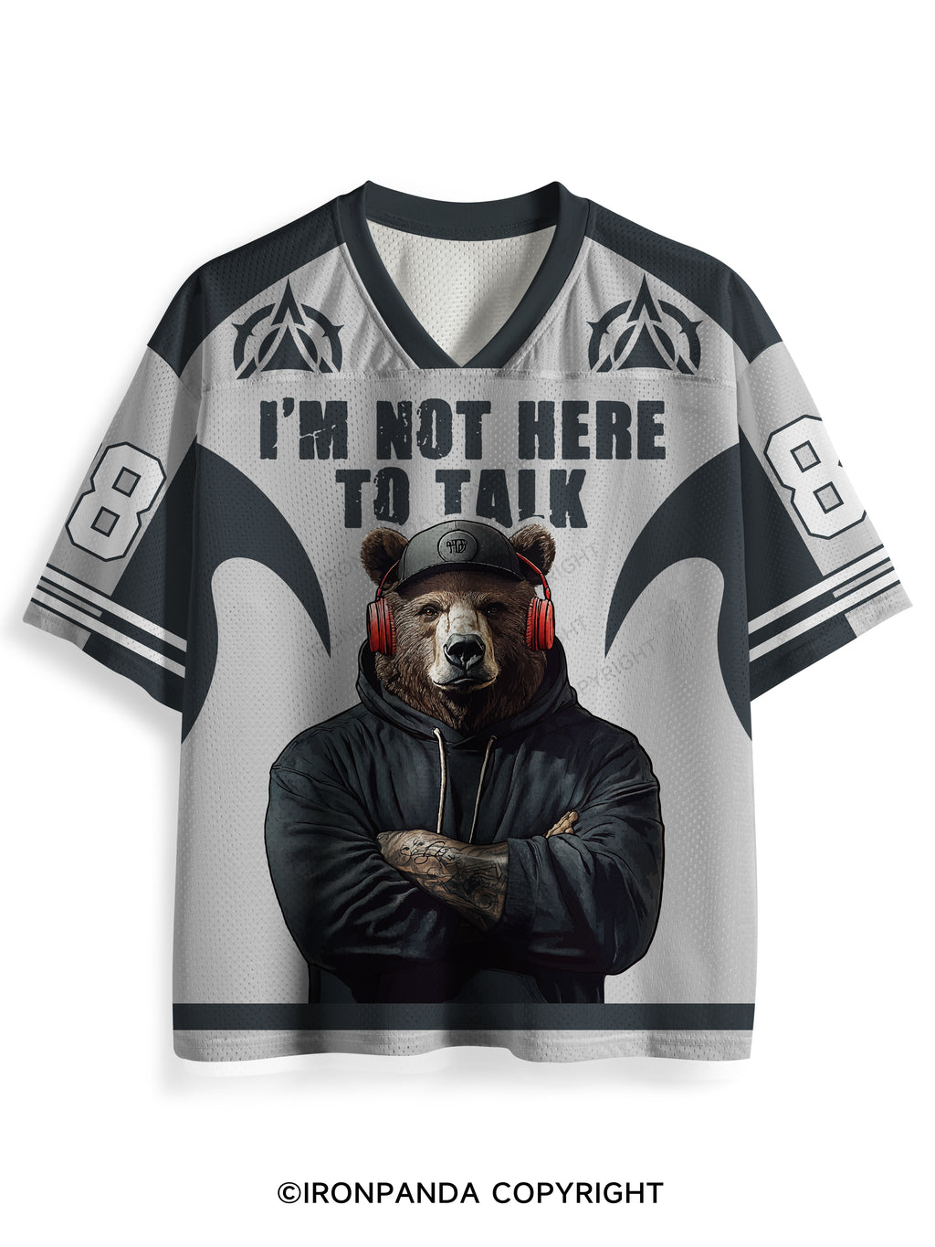 I'M NOT HERE  TO TALK Mesh Jersey