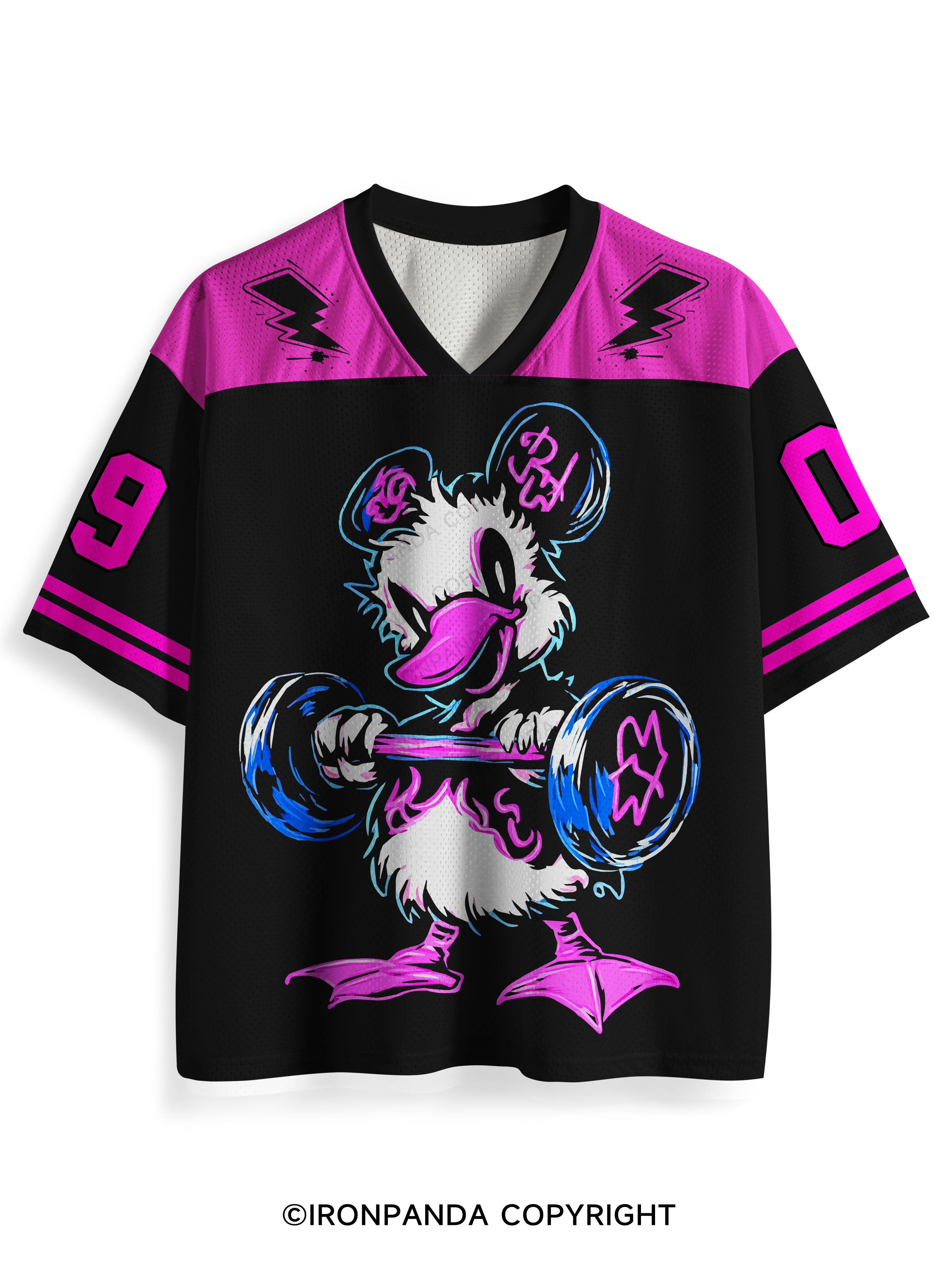 LIFT HEAVY PET duck Mesh Jersey