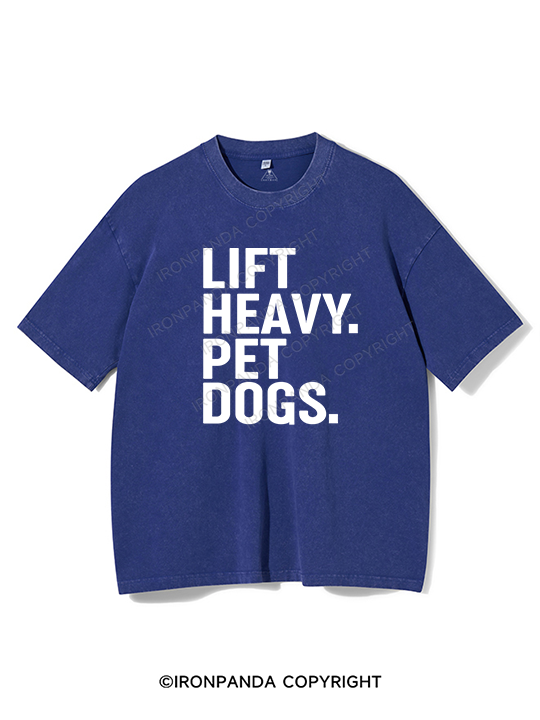 Lift Heavy Pray Always Washed Gym Shirt