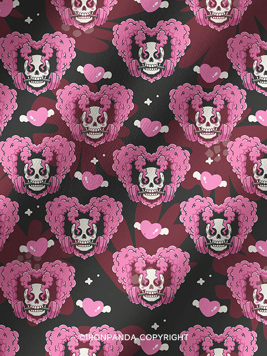 gym heart Printed Yoga Shorts