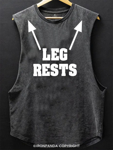 LEG RESTS Scoop Bottom Cotton Tank