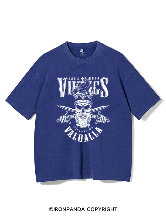 Vikings Valhalla Washed Gym Shirt