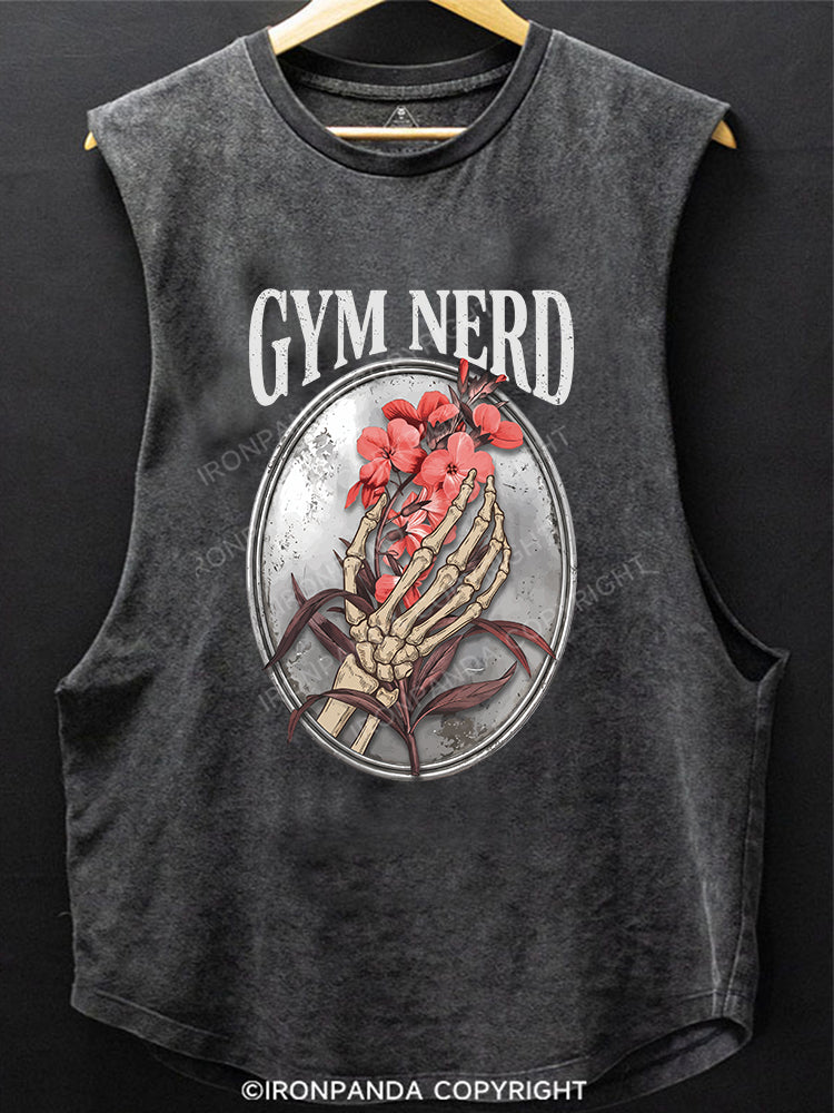 GYM NERD SCOOP BOTTOM COTTON TANK