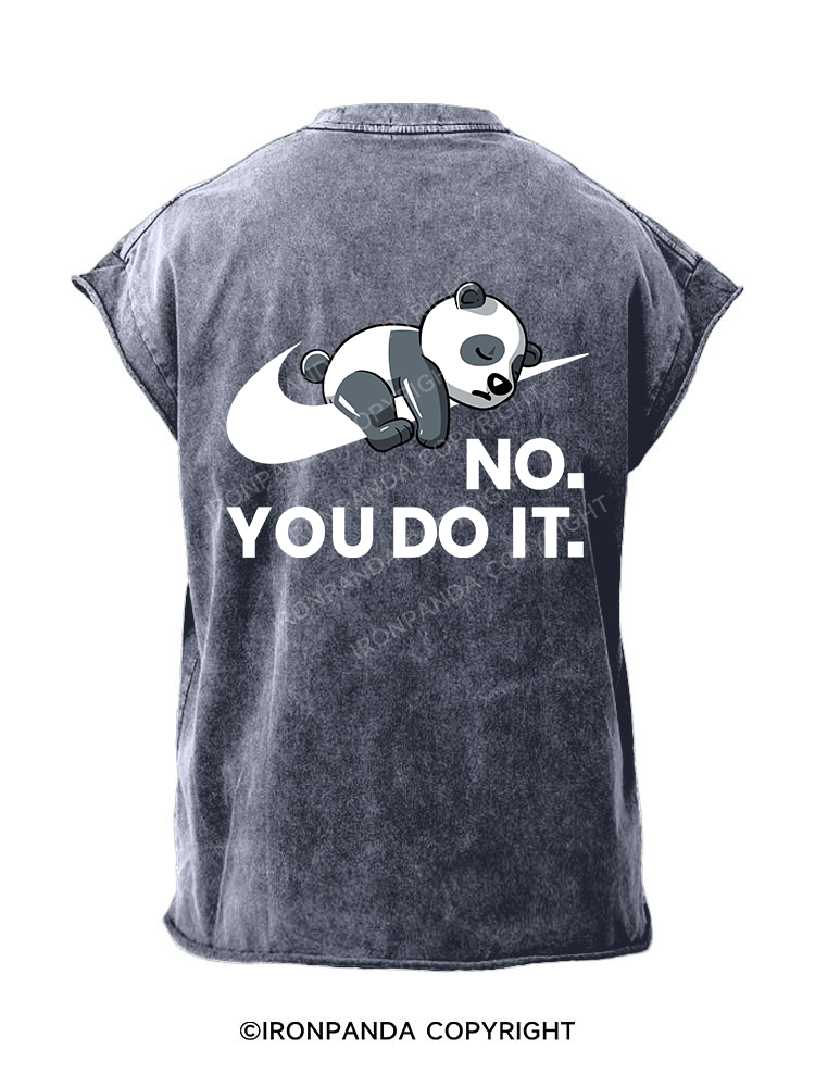 no you do it  Back Printed Cut Off Tank