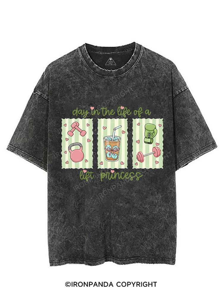 day in the life of a lift princess VINTAGE GYM SHIRT