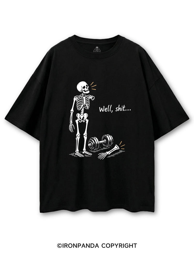 Well Shit Skeleton COTTON PUMP COVER