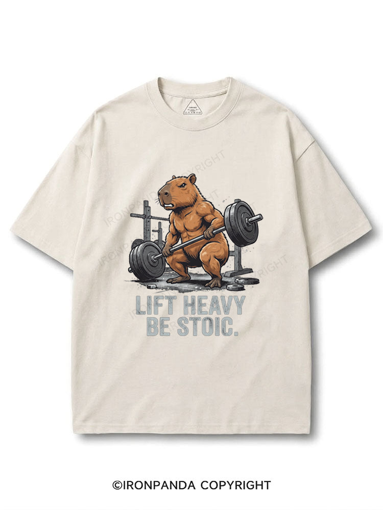 Lift Heavy Be Stoic COTTON PUMP COVER