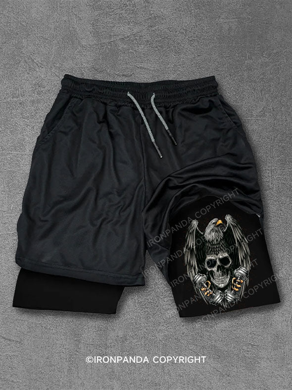 Eagle Skeleton Performance Training Shorts