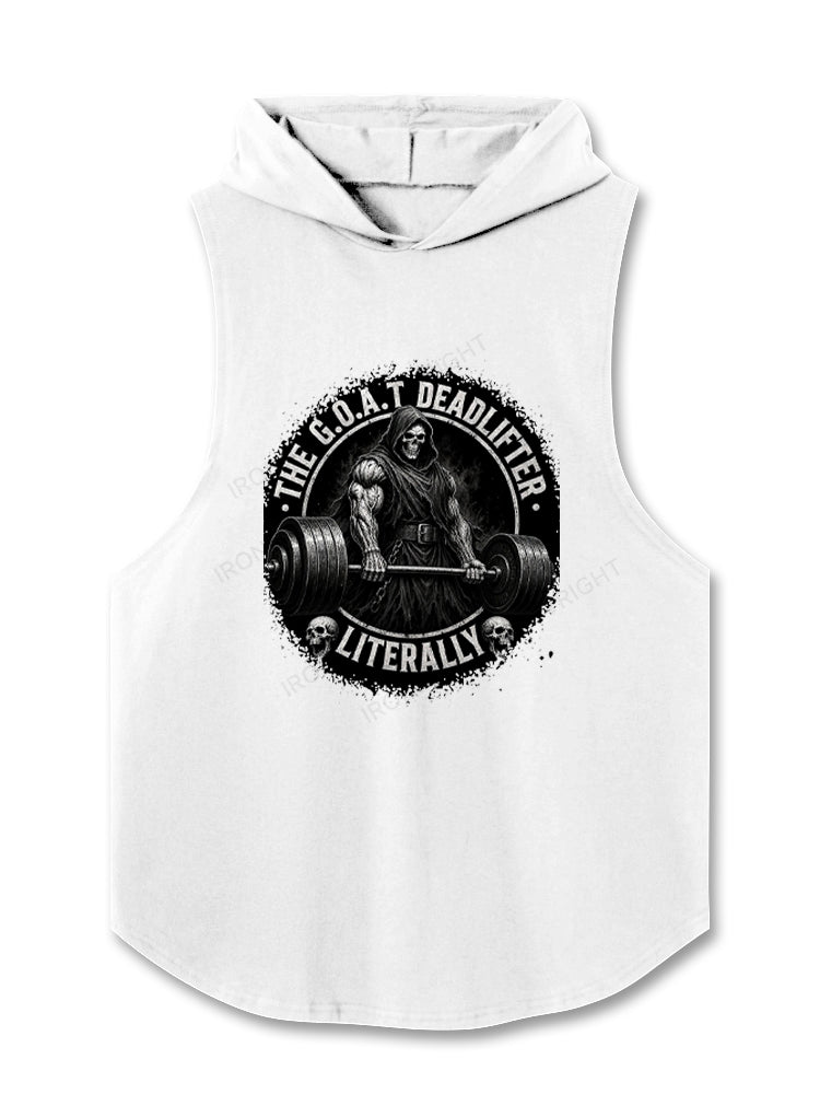 Grim Reaper The GOAT Deadlifter Hooded Tank