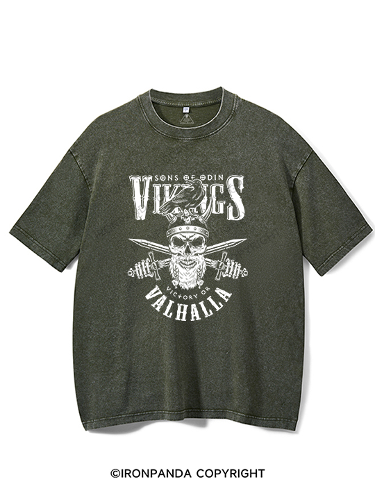 Vikings Valhalla Washed Gym Shirt