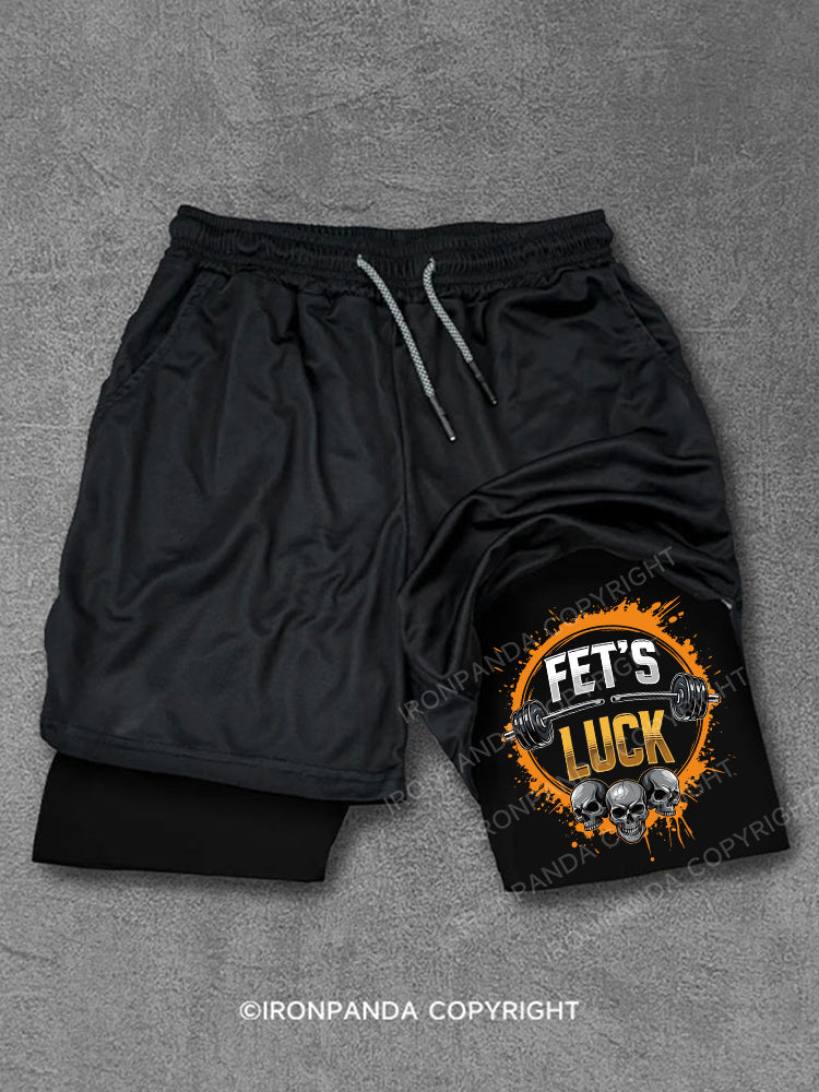 FET’S LUCK Performance Training Shorts