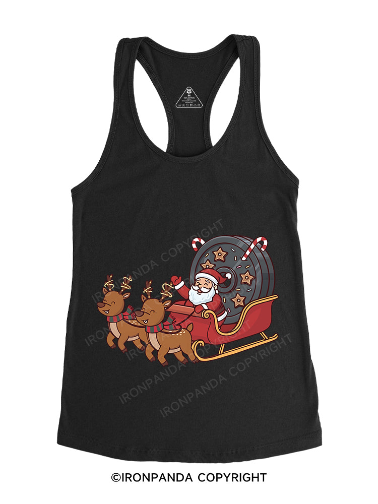 FIT-MAS SLEIGH RIDE Gym Racerback Tank