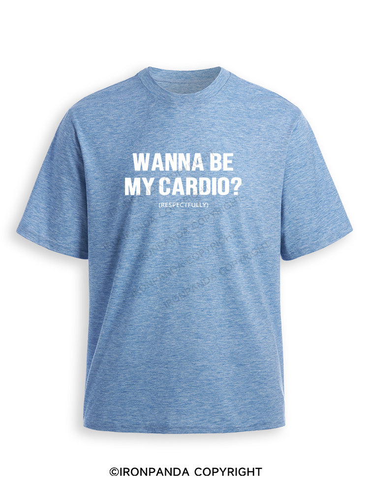 Wanna Be My Cardio Ultra Soft Heather T-Shirt