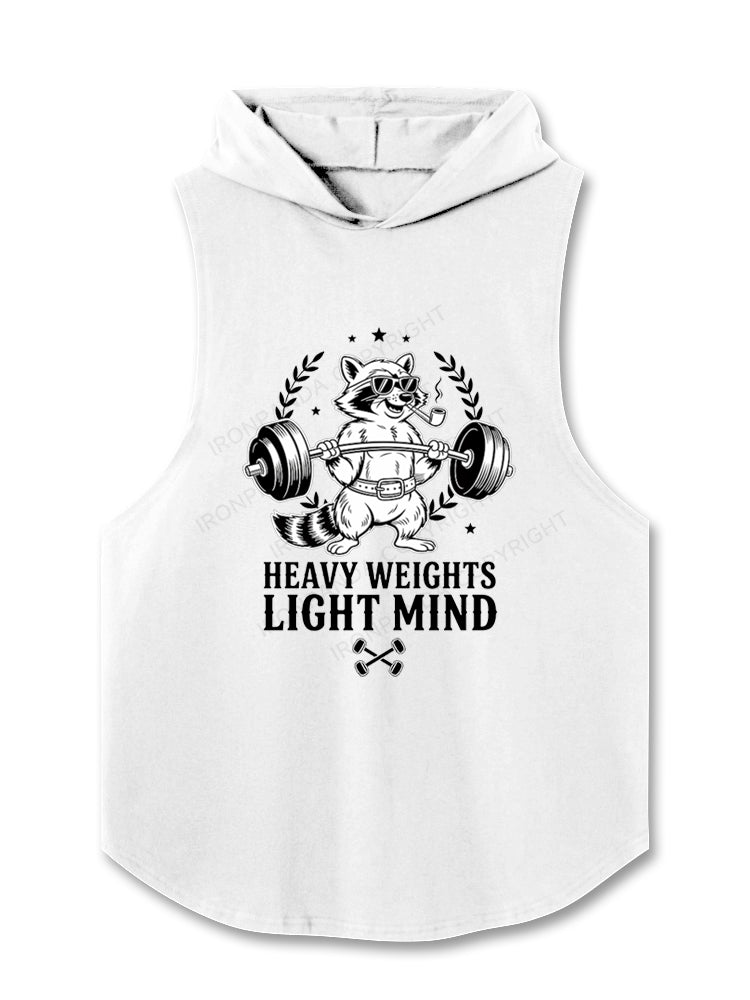 Heavy Weights Light Mind Hooded Tank