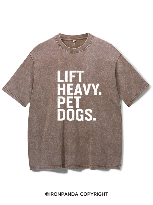 Lift Heavy Pray Always Washed Gym Shirt