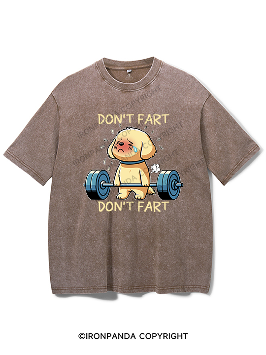 DON'T FART Washed Gym Shirt