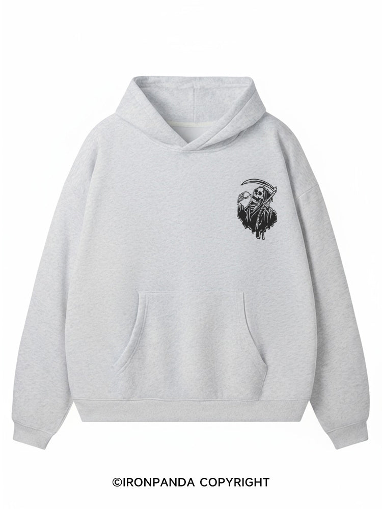 TOO MUCH COFFEE WILL FUEL YOUR GAINS Premium Fleece Gym Hoodie