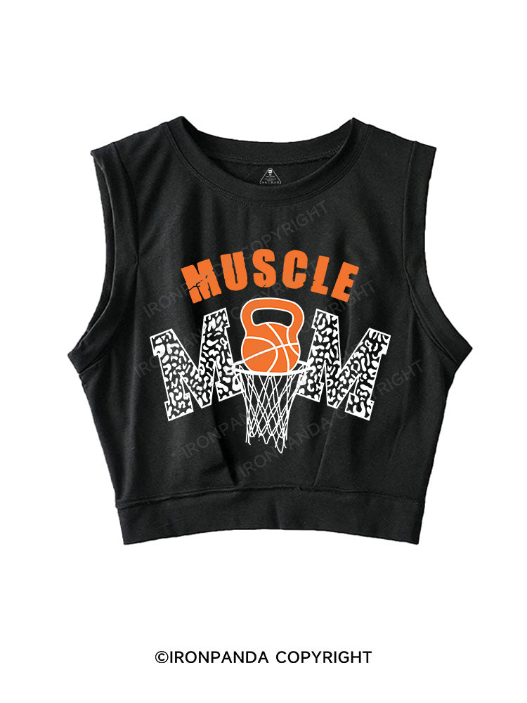 Muscle Mom SLEEVELESS CROP TOPS