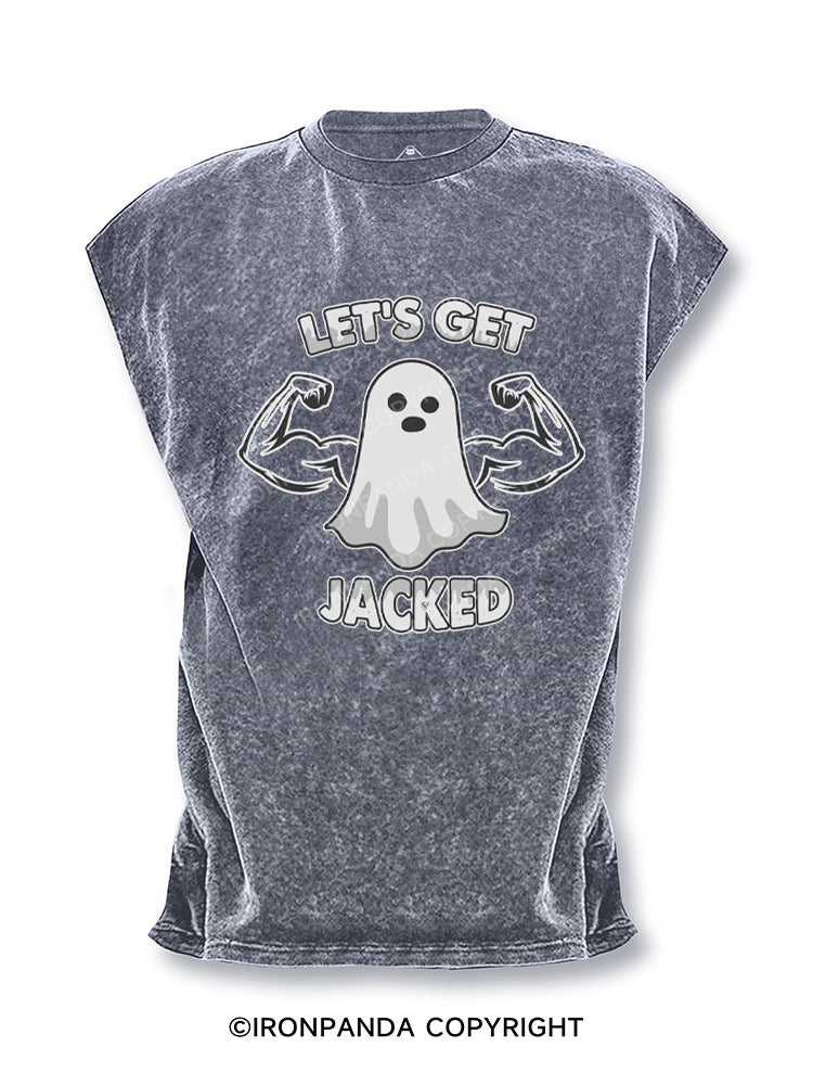 Let's Get Jacked Halloween Cut Off Tank