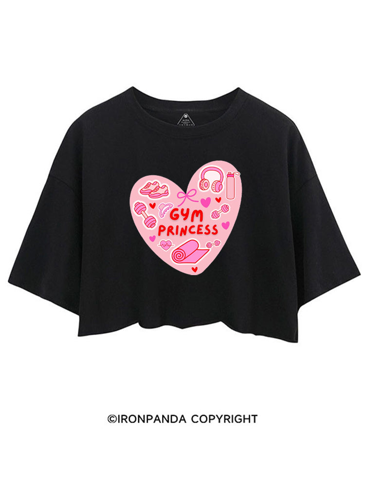 Pink Gym Princess CROP TOPS