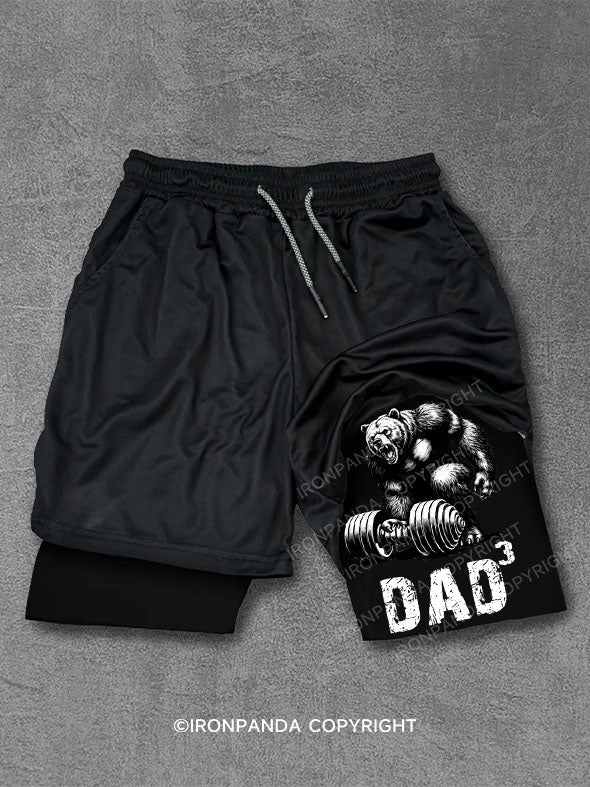 Dad Bear Performance Training Shorts