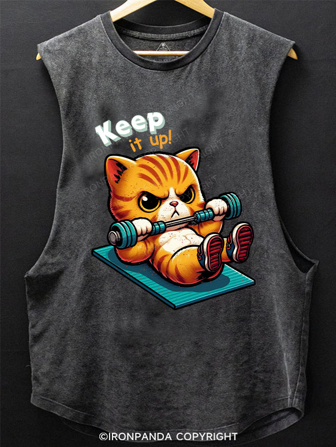 Keep it up Gym Cat SCOOP BOTTOM COTTON TANK