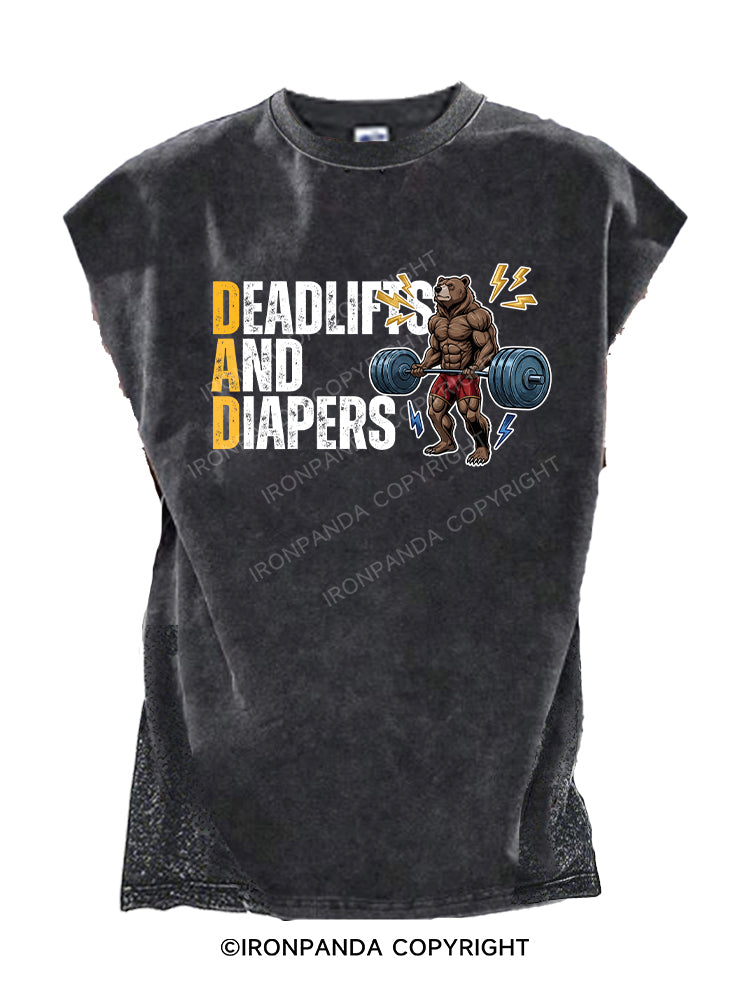 Deadlifts And Diapers Cut Off Tank