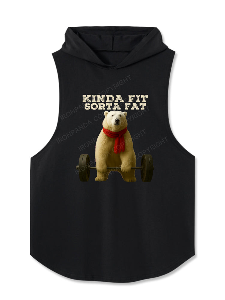 KINDA FIT SORTA FAT Hooded Tank