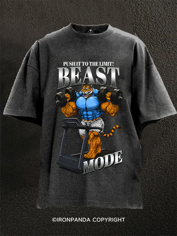 PUT IT TO THE LIMIT Washed Gym Shirt