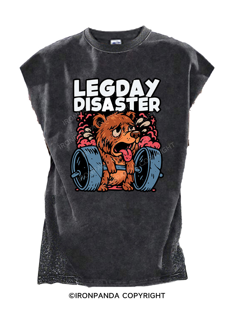 Leg Day Disater Cut Off Tank