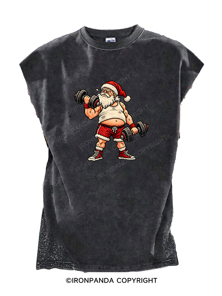 Santa Deadlift Cut Off Tank