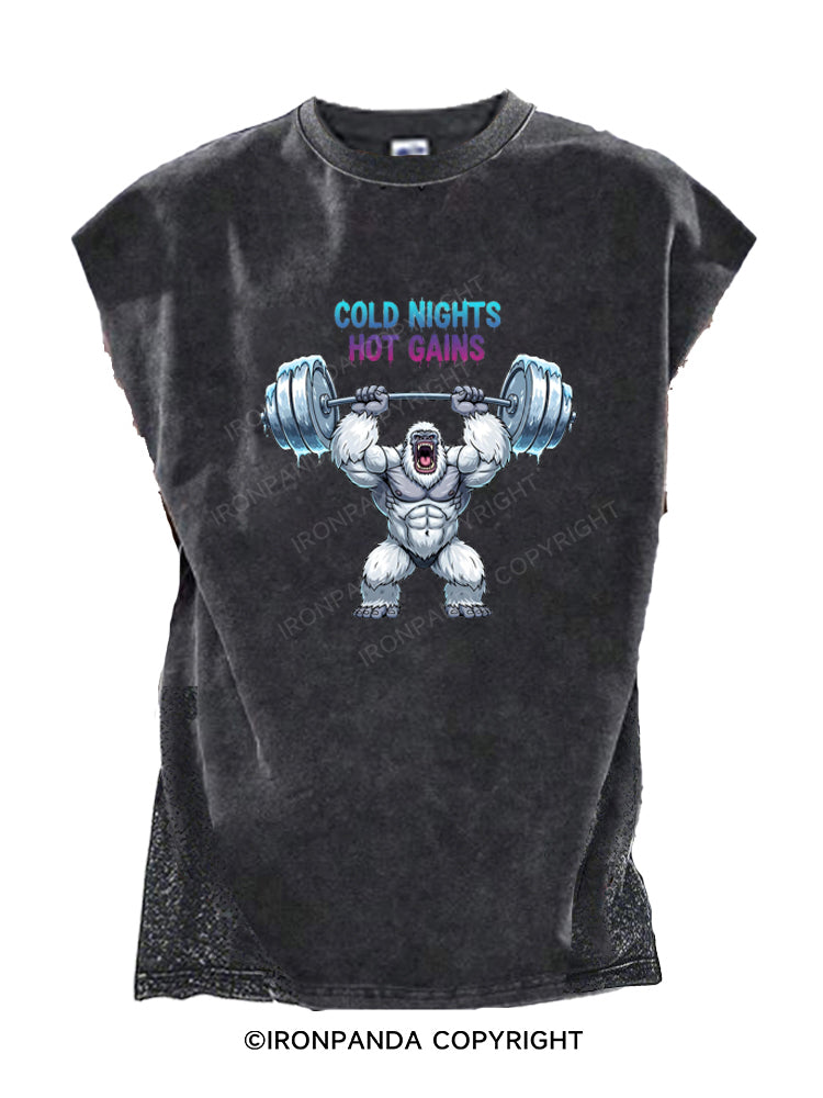 Cold Nights Hot Gains Cut Off Tank