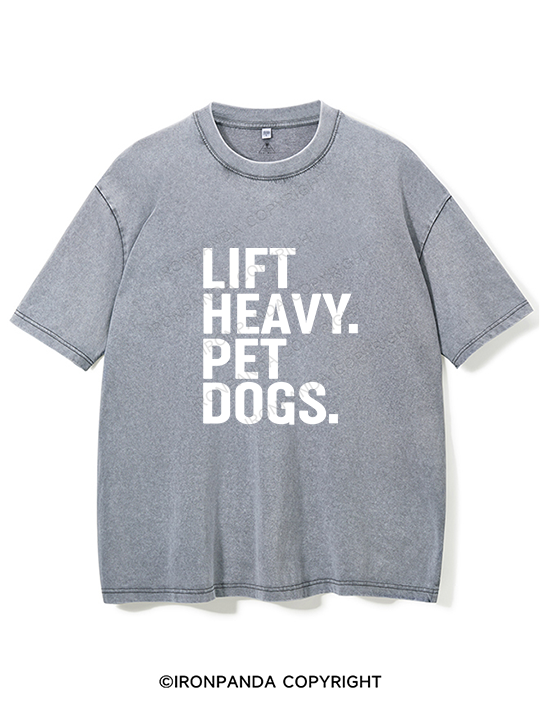 Lift Heavy Pray Always Washed Gym Shirt