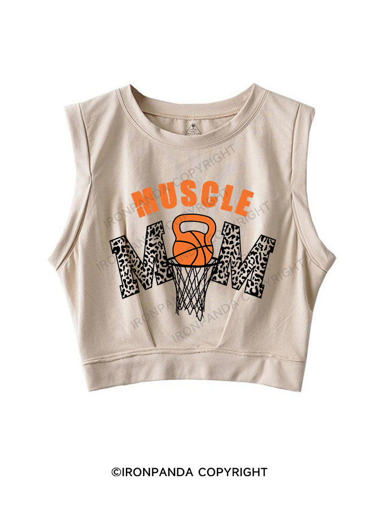 Muscle Mom SLEEVELESS CROP TOPS