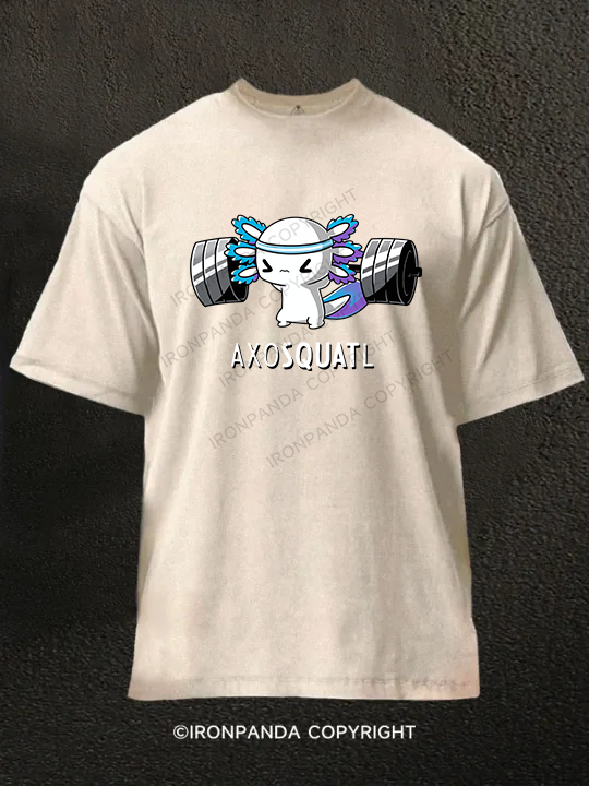 AXOSQUATL Washed Gym Shirt