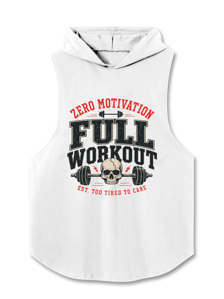 I Showed Up That Should Count Raccoon Hooded Tank